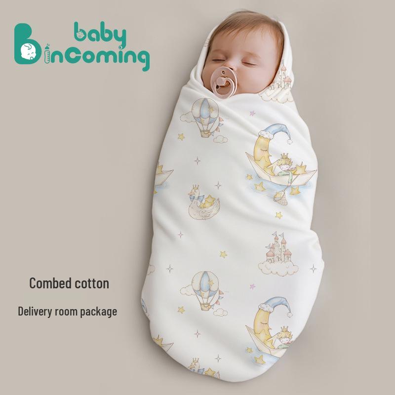 Pure Cotton Four Seasons Baby Swaddle Blanket - Anti-Startle, Newborn Essential