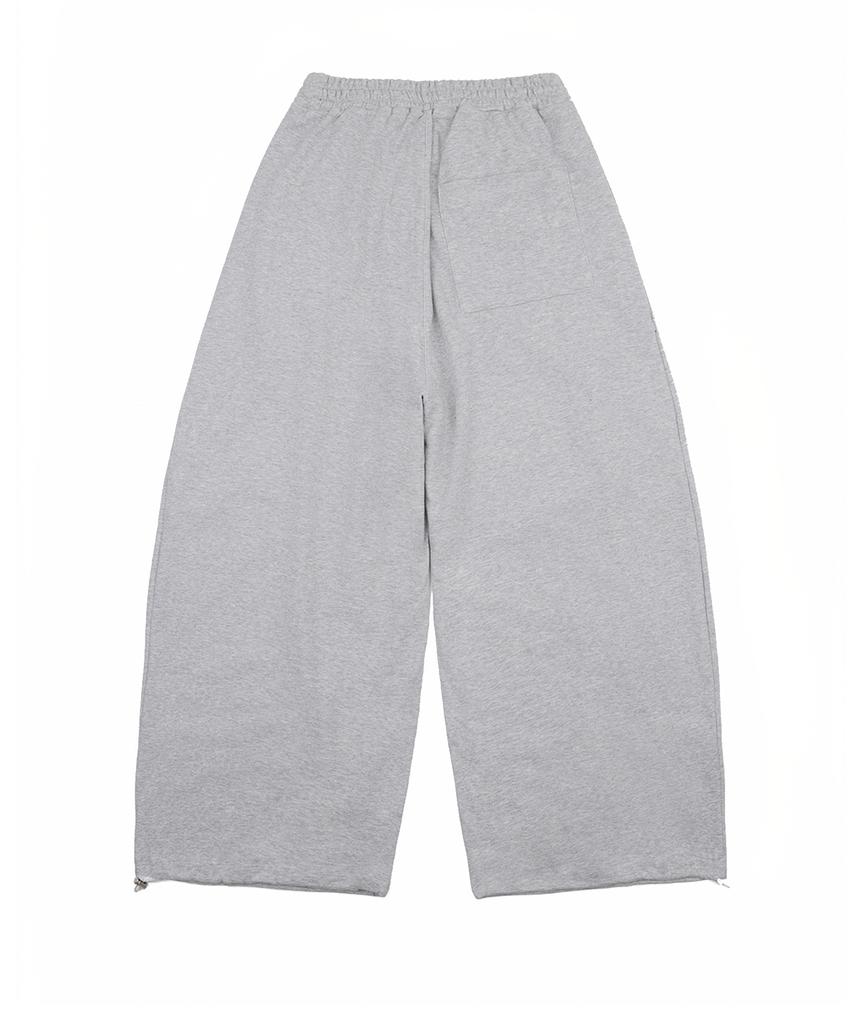 EASY NO EASY Super Mega Balloon Double-Pleat Sweatpants - Gray