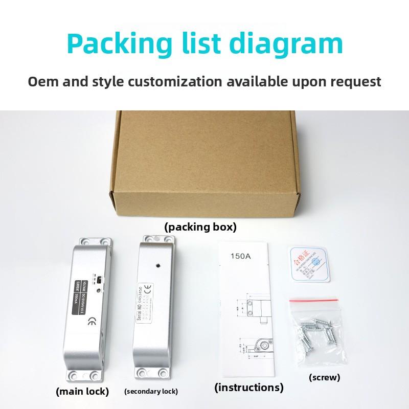 High Security 200mA Electric Bolt Lock NO/NC Delay Device Electric Deadbolt Lock Stainless Steel Anti-Theft Fire Door Locks