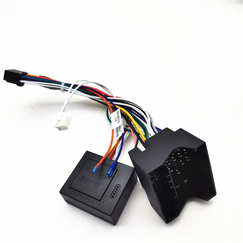 Android Stereo 16 Pin Power Cable Harness Adapter w/Canbus For Ford Mondeo Focus