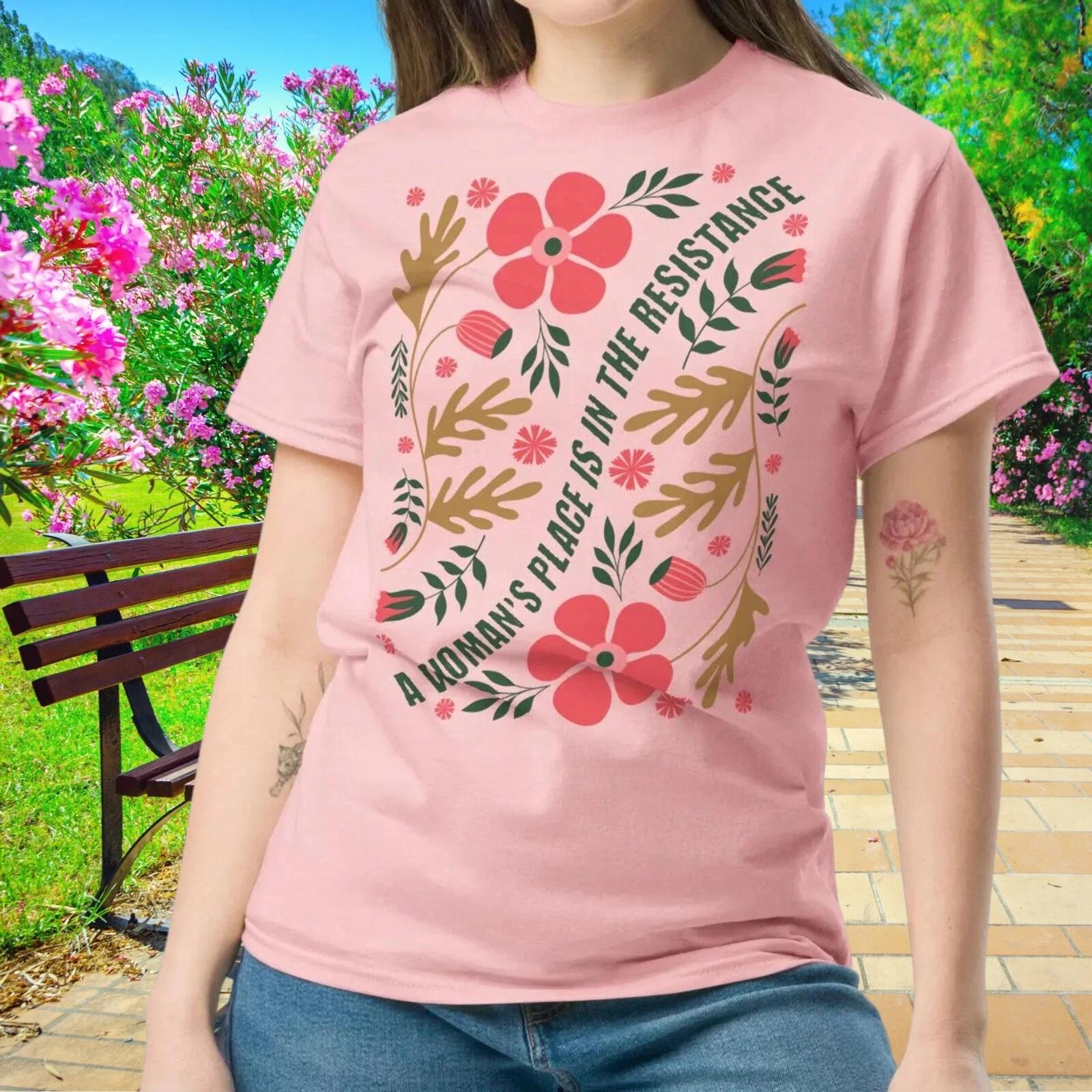 Resistance Feminist T-Shirt, Women Resist Shirt, Progressive Tee L