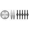 150MM Cordless Grass String Trimmer Cutter Blade Plastic Metal 4inch Saw Blade Grass Trimmer Heads Blade Grass Trimmer Saw Blade