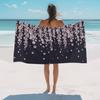 Übergroßes Strandtuch Frühlingsrosa Kirschblüten Blume Weich Saugfähig Schnelltrocknend Sandfrei Mikrofaserhandtuch für Reisen/Surfen