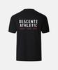 DESCENTE Men'S White Graphic Oversized Short Sleeve T-Shirt Black Sr321Tts74