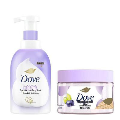Dove Lime Berry Schaumduschgel & Peeling-Set