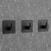 Adhesive Hooks 6 Pieces Stainless Steel, Adhesive Hooks Without Drill For Kitchen Bathroom Towels (Black)