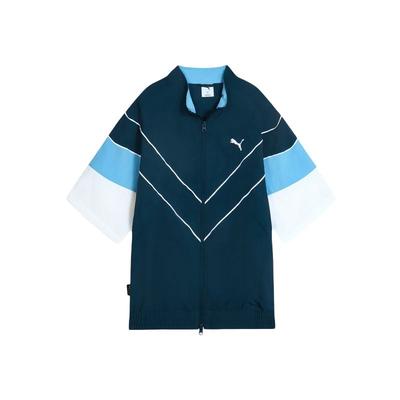 Puma Retro Colorblock Casual Fashion Simple Short Sleeve Jacket Unisex Jackets 634276-06