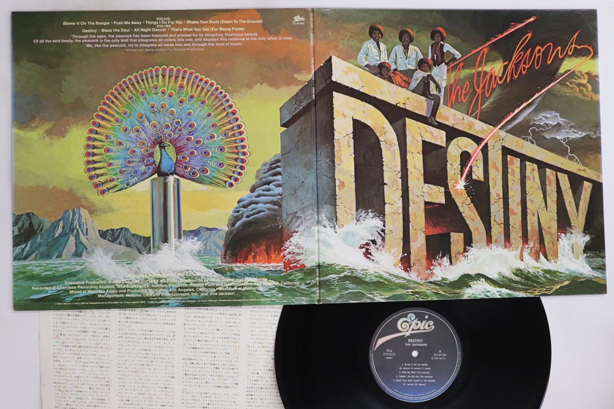 

LP Record JACKSONS - Destiny 253P204 EPIC 1978 Japan Soul/Funk Used