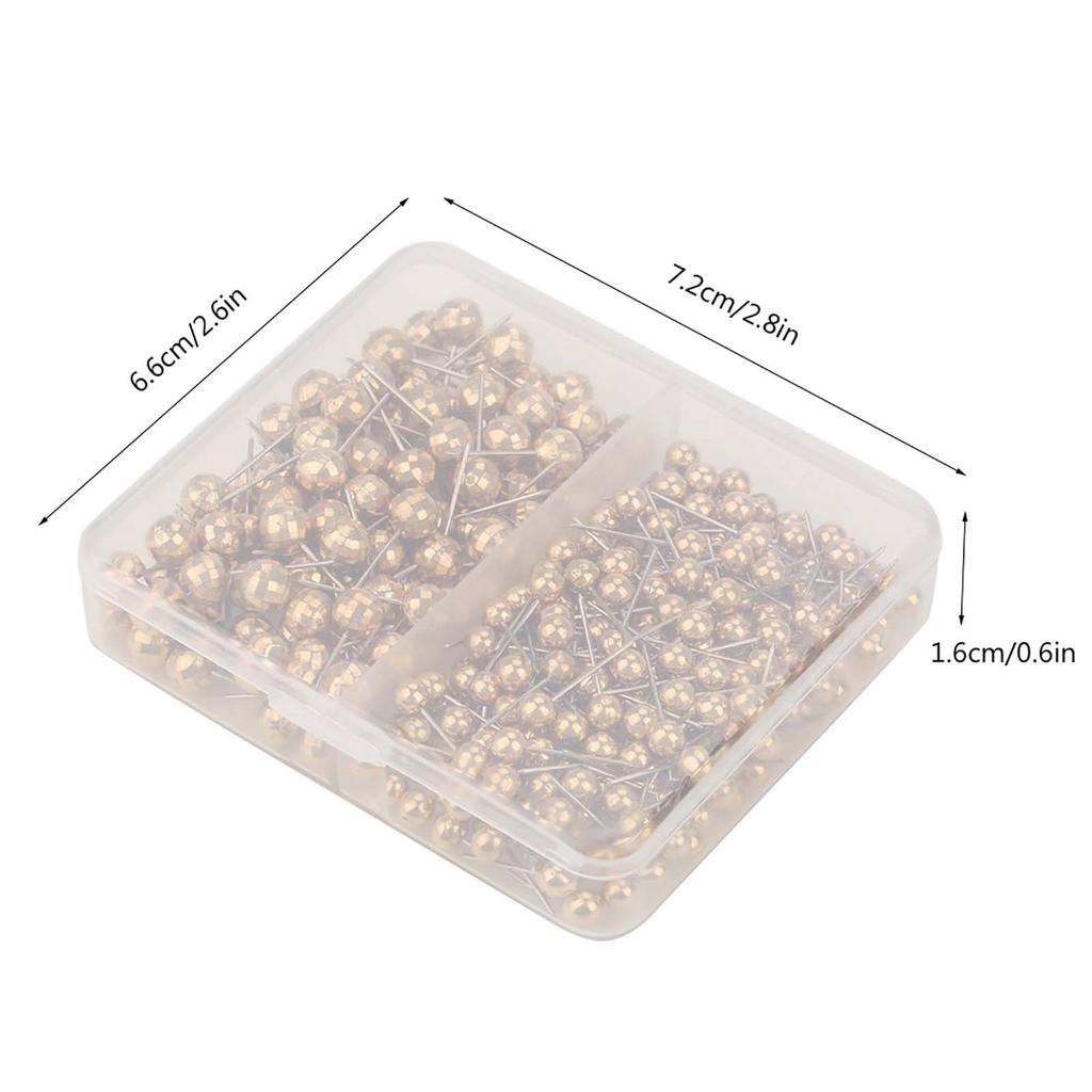 300pcs Round Pearl Head Pins Dressmaking Sewing Fixed Marking Practical Tool