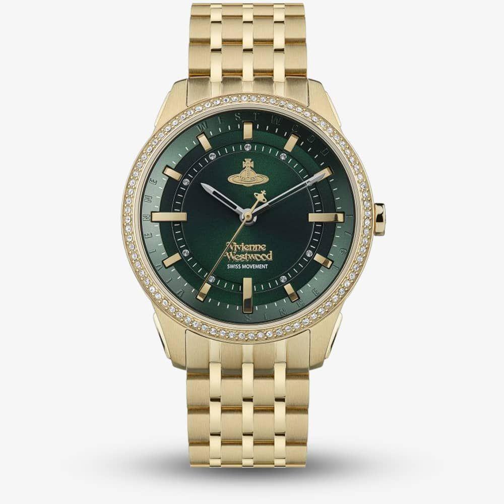 Vivienne Westwood VV262GRGD Eastend Gold Tone Crystal Watch