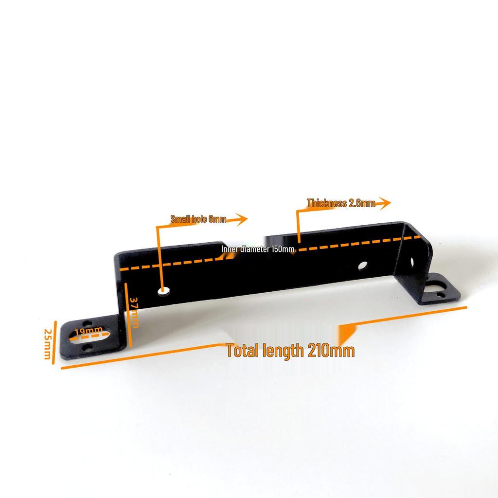 Konzola pantu zábradlí postele ve tvaru U z masivního dřeva s vkládací přezkou