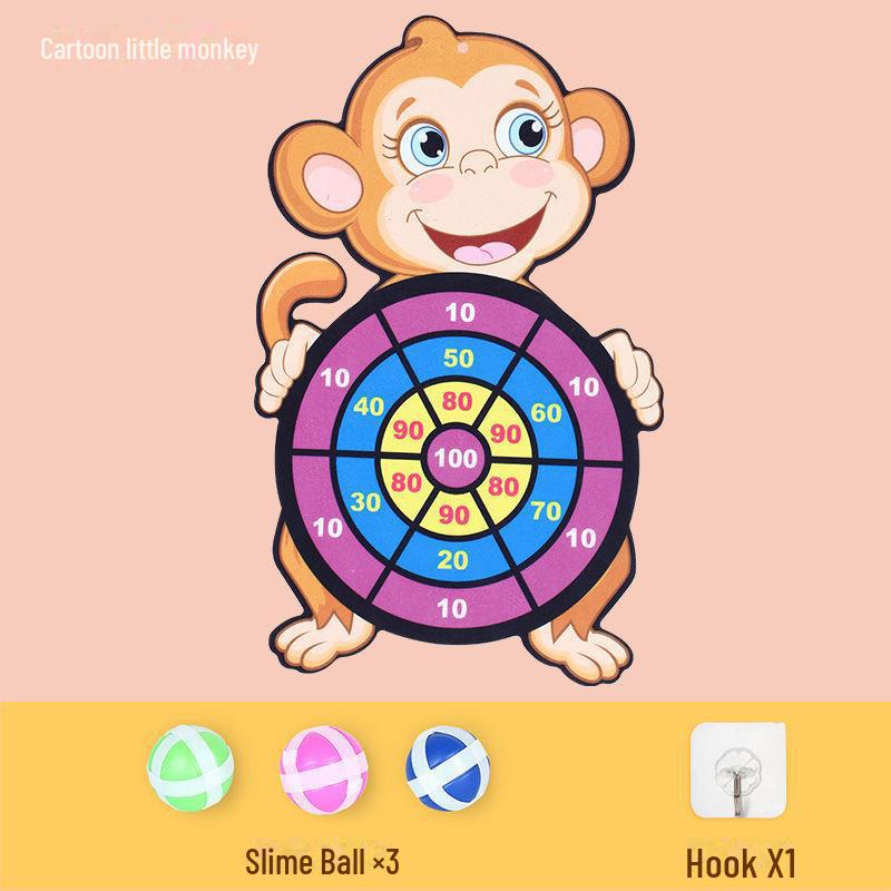 Kids' Indoor/Outdoor Sticky Ball Throw Target for Parent-Child Play