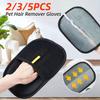 2-5PCS Pet Hair Remover Gloves Pet Grooming Gloves Washable Clothes Sofa for Dog Cat Rabbit with Long/Short/Curly Hair Household