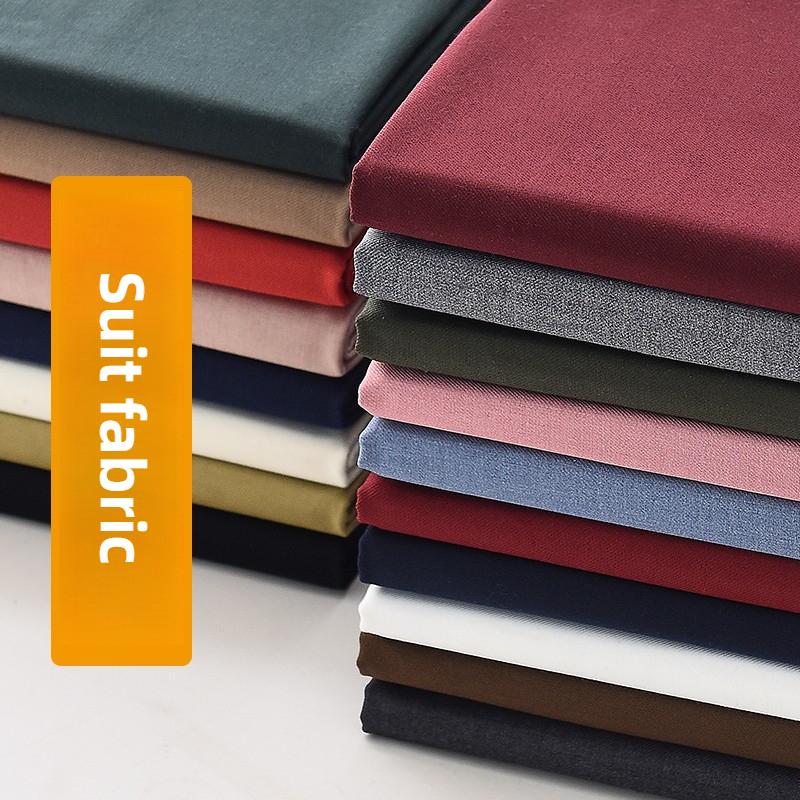 Women/'s Suit Fabric Plain By The Meter for JK Uniform Men/'s Fashion Pants Skirts Sewing Twill Cloth Anti-wrinkle Black White