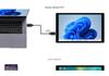 8" Full Lamination Capacitive Touch Display—1280×800, High Color Gamut, Tempered Glass, HDMI/Type-C.