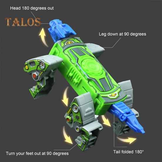Transforming Dinosaur Fidget Spinner Toy Stress Anxiety Relief Kids Teens Adults Deformation Dino Spinning Toy Fingertip Gyroscope