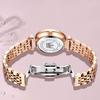 OLEVS Women's Quartz Watch Rose Gold Slim Stainless Steel Bracelet 30M Waterproof