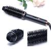 3 IN 1 1.5 Inch Curling Iron Brush LCD Display Heated Round Brush  Straight and Curly Hair