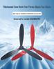 Industrial Floor Fan Blade, Cow Horn Design, 3-Blade Accessory with Plastic, Steel, Titanium, and Magnesium Alloy Components