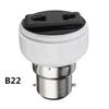 E27/b22 US/UK Plug Screw Light Bulb Socket Lamps Holders Female Sockets Power Supply Conversion Adapter For US EU Plug