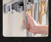 No-Drill Space Aluminum Mop & Broom Storage Clips