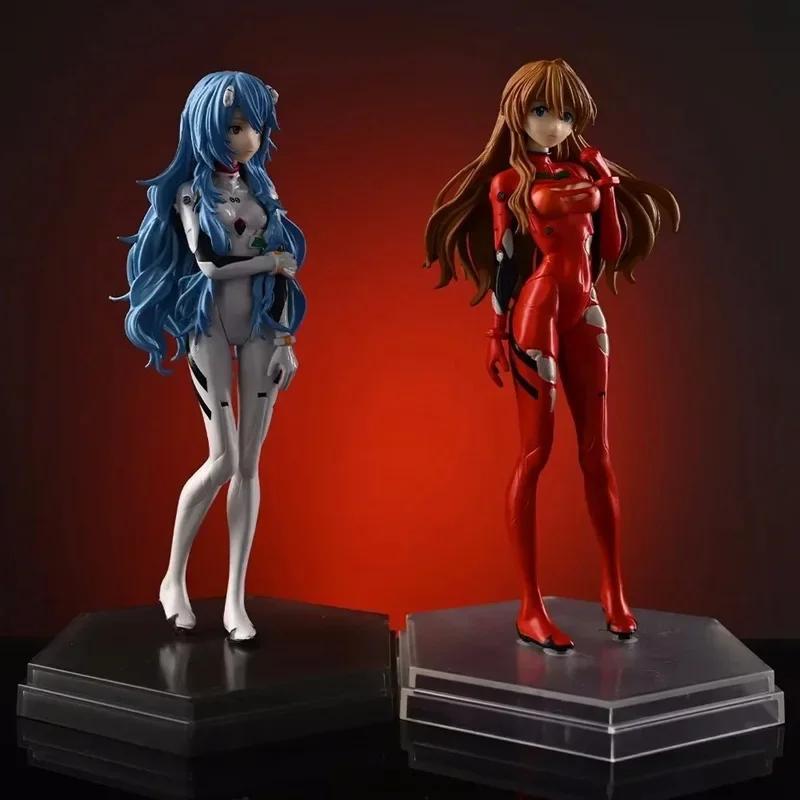 2026 2 TYPES Eva Ayanami Rei Asuka Action Figure Toys PVC Anime Collection Model Desktop Ornaments Child Gift