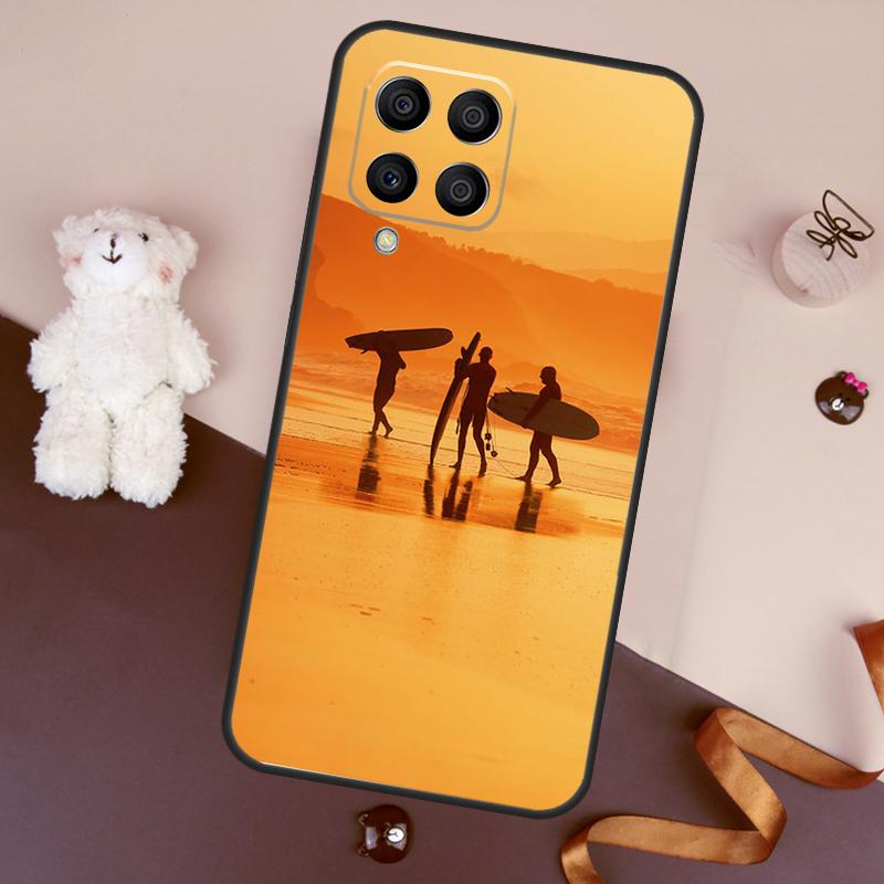 Surfer Surf Hang Loose Shak Case For Samsung Galaxy M13 M54 M34 M14 M56 M36 M16 M31 M11 M53 M12 M32 M52 M35 M55 M15 M06