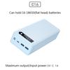 16*18650 Usb Welding Free Battery Storage Box Fast Wireless Charging Power Case