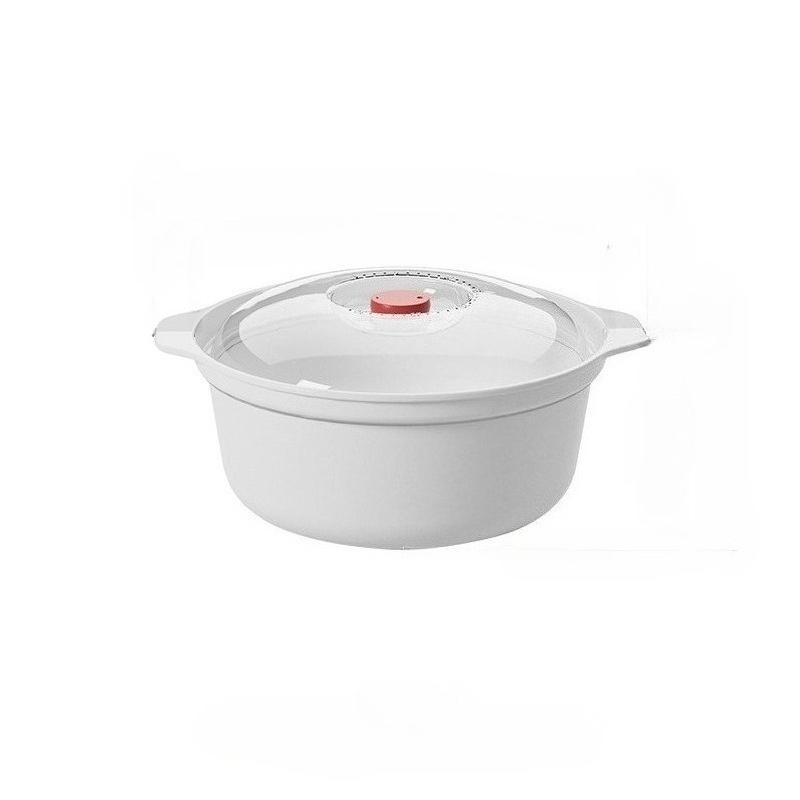 Microwave Oven Special Box Heated Soup Pot RiceSteamed Hot SteamedBuns with Lid Eco-friendly FoodGrade KitchenTool