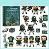 Kalendarz Adwentowy Philadelphia Eagles Blind Box z Akrylowymi Ornamentami na Prezenty Świąteczne