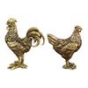 Chicken Tea Pet Vintage Style Sculpture for Household Centerpieces Office