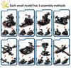 Non-Toxic Swat Police Truck Model Building Blocks City Helicopter Vehicle Car Figures Bricks Educational Toy For Children Gift