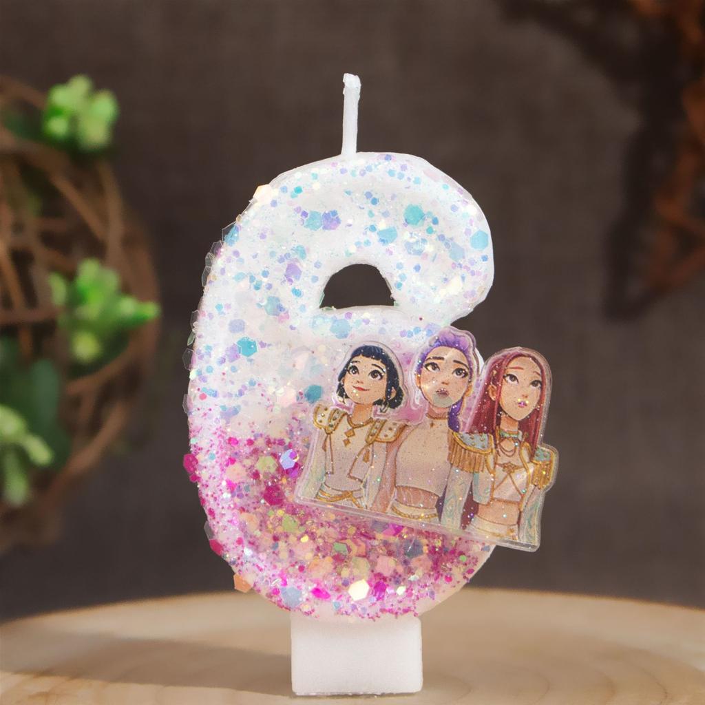 Cartoon Peripheral Party Birthday Candles Digital Candles