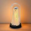 PVC Cloche Light-Up Ghosts Cute Ghost Silhouette Mood Light  Indoor Decor
