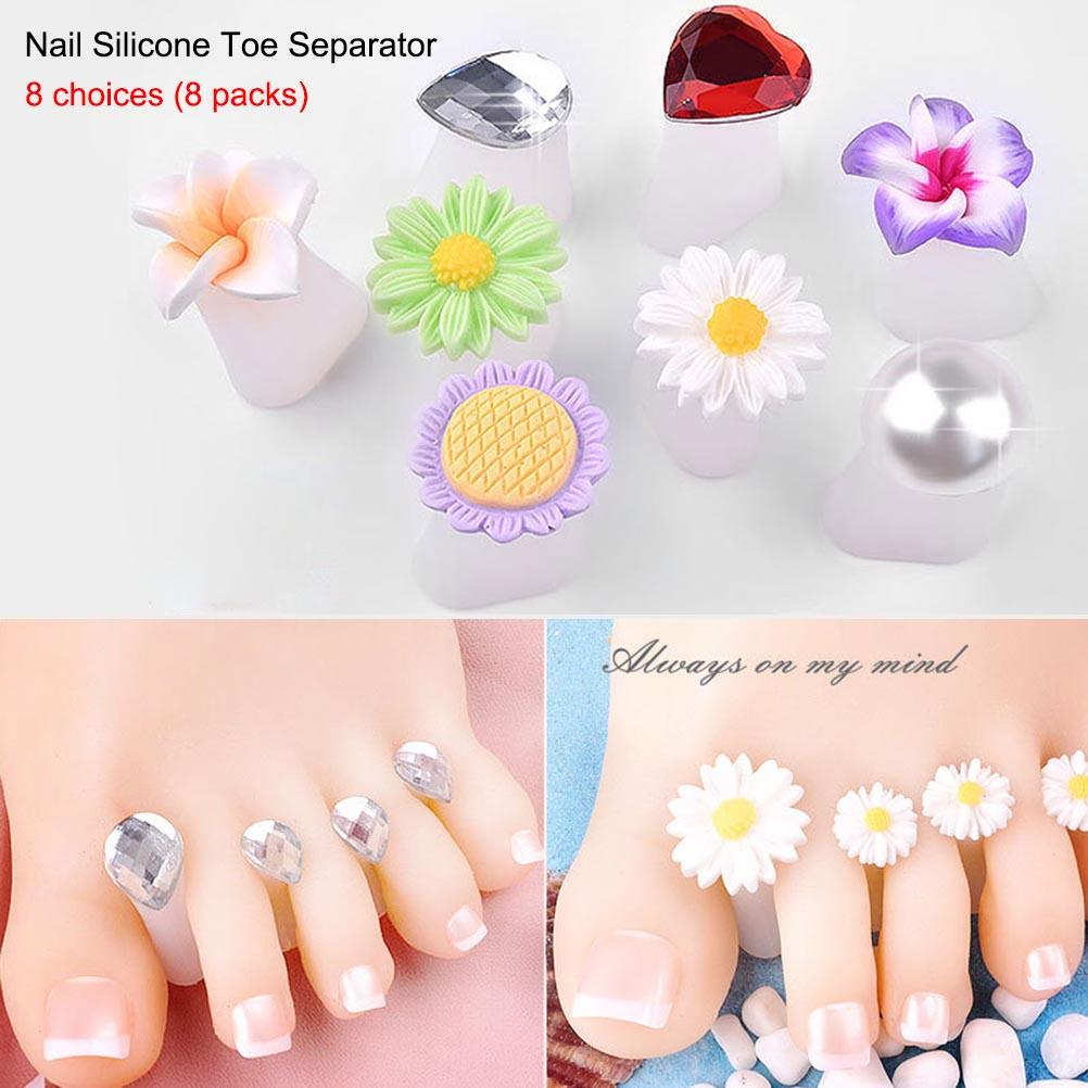 Toe Separators for Pedicure Nail Polish Spacers Stretchers Spreaders Polish Guards for Women Feet