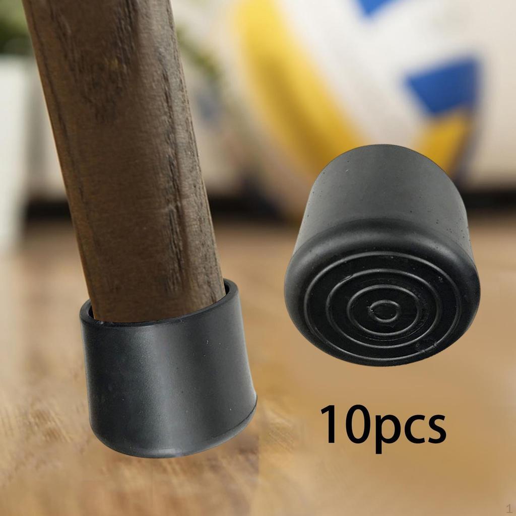 10 Pieces Chair Leg Covers Cap Floor Protectors for Living Room