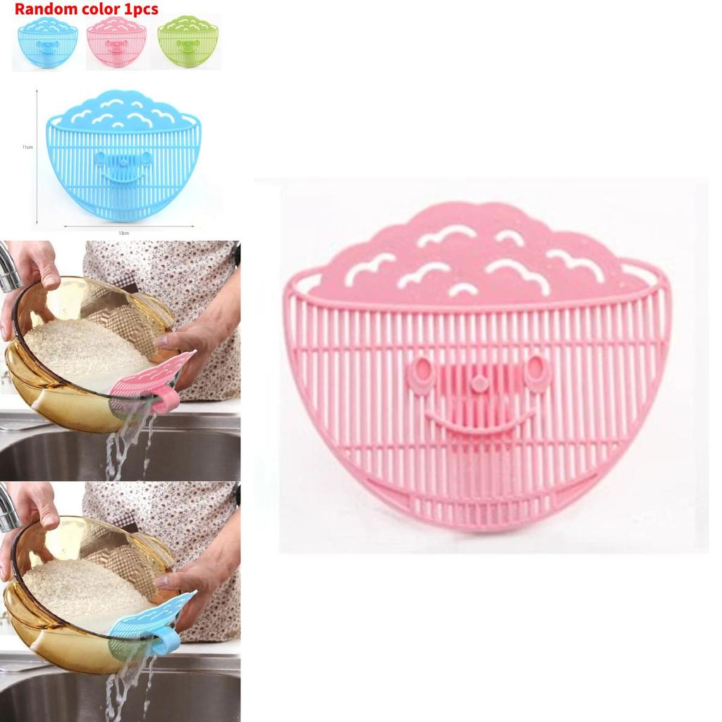 Creative Smile Food Filter With Clamp For Fruits Vegetables Grain Washing And Draining