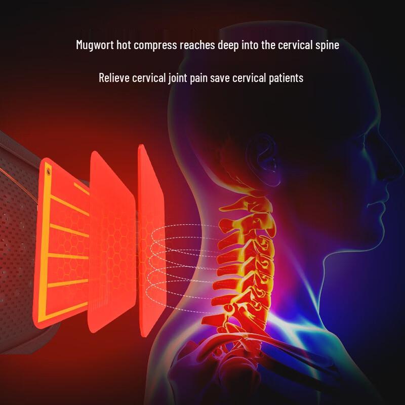 Graphene Heating Neck Massager with Mugwort Compress