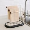 Household Jewelry Storage Rack Space Saving with Drawer Dish Rag Holder Durable Multi-Layered Kitchen Rag Rack Home Use