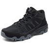 Skechers Outdoor Comfortable Breathable Supportive Rebound Mid-Top Hiking Shoes Men Hiking Shoes Black Gray 237612-BKCC