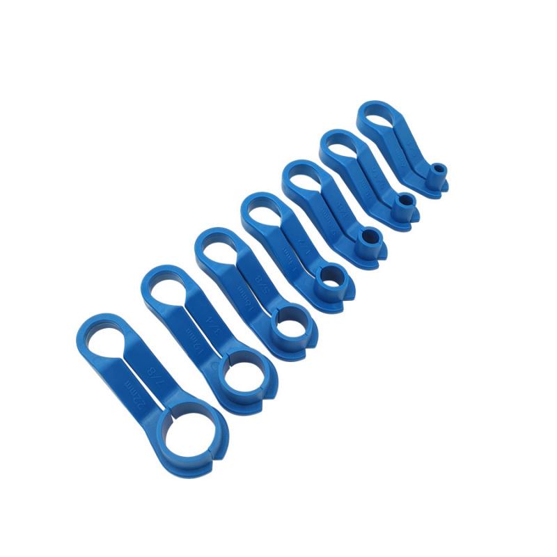 Fuel And Air Conditioning Line Disconnection Tool Kit With 7-Size Angle For Ford And Chrysler Ac Lines 39400