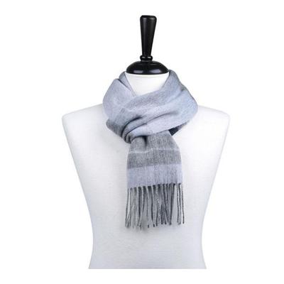 Men's Check Warm Wool Scarf 320VDRM