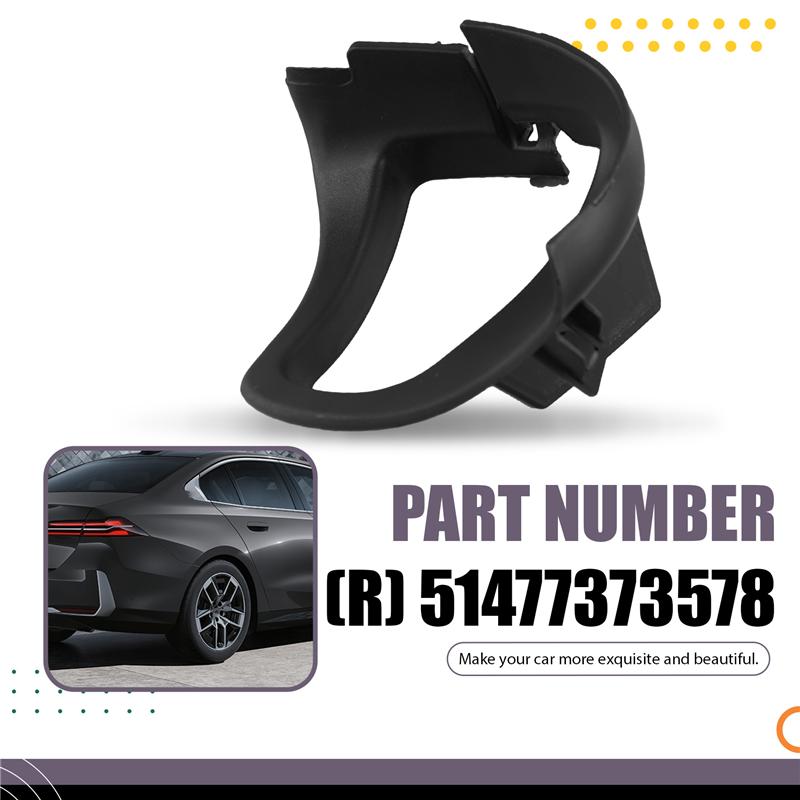 Rear Bumper Decorative Panel For BMW 5 Series M5 X5 New Energy 51477373578 BMW Tailgate Trim Panel Tailgate Trim Panel Right Black Right