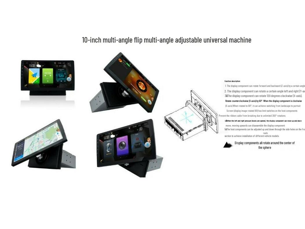 

9-inch/10.1-inch Rotating Universal Android Navigation Machine Standard Configuration 12.3-inch