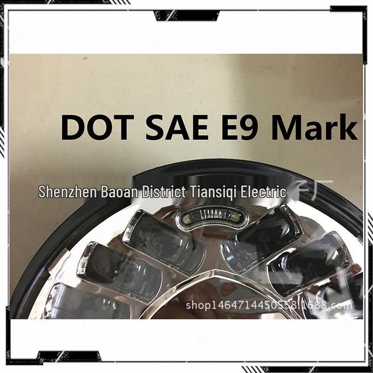 5.75-Inch LED Remote Control Headlight for Harley Motorcycles