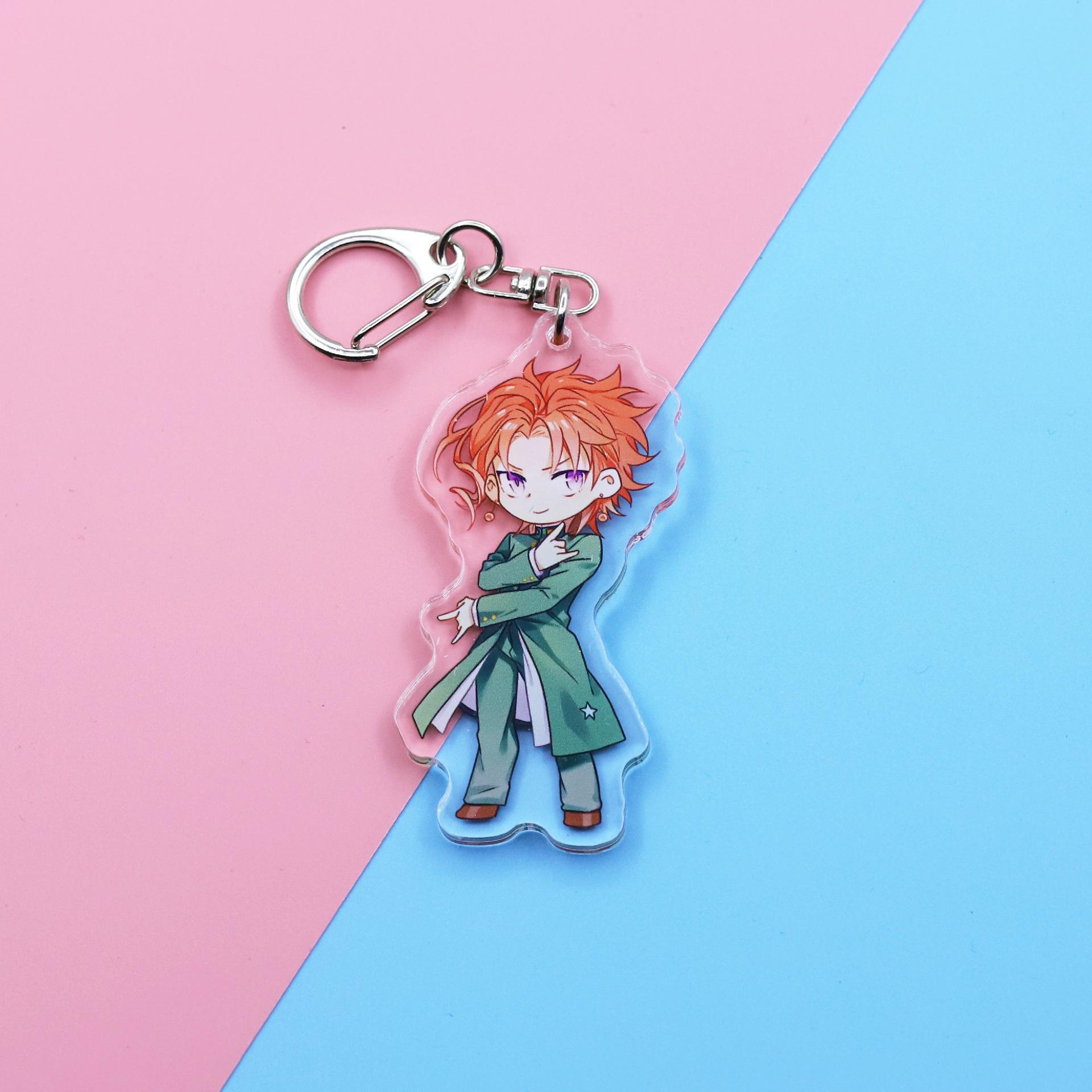 

Многослойный брелок JoJo s Bizarre Adventure: Брелоки Джотаро, Какёин, Полнарёфф Double-sided layered, approx. 6cm