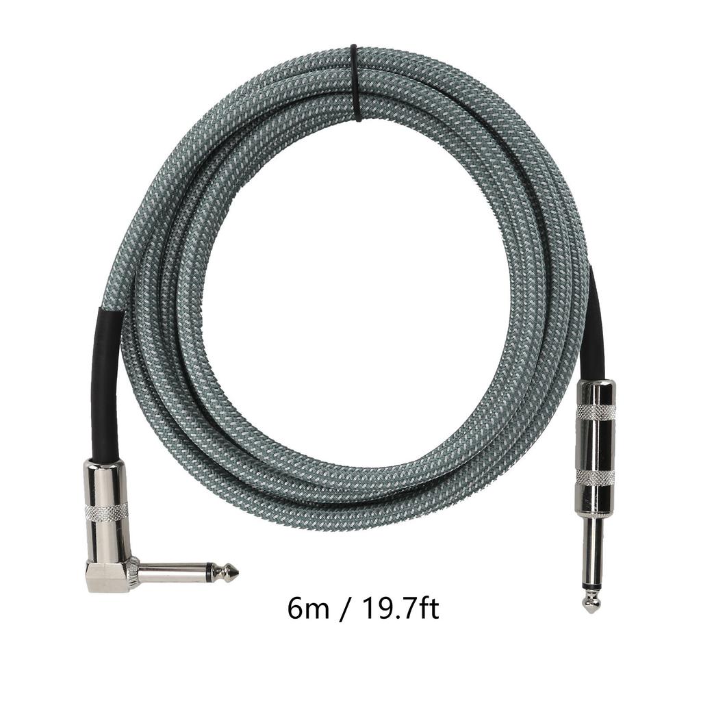JORINDO Guitar Cable 6.35mm Male 1/4in Electric Musical Instrument Amplifier Cord Accessory