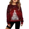 Girls' Hooded Knitted Pullover Round Neck Long Sleeve Top