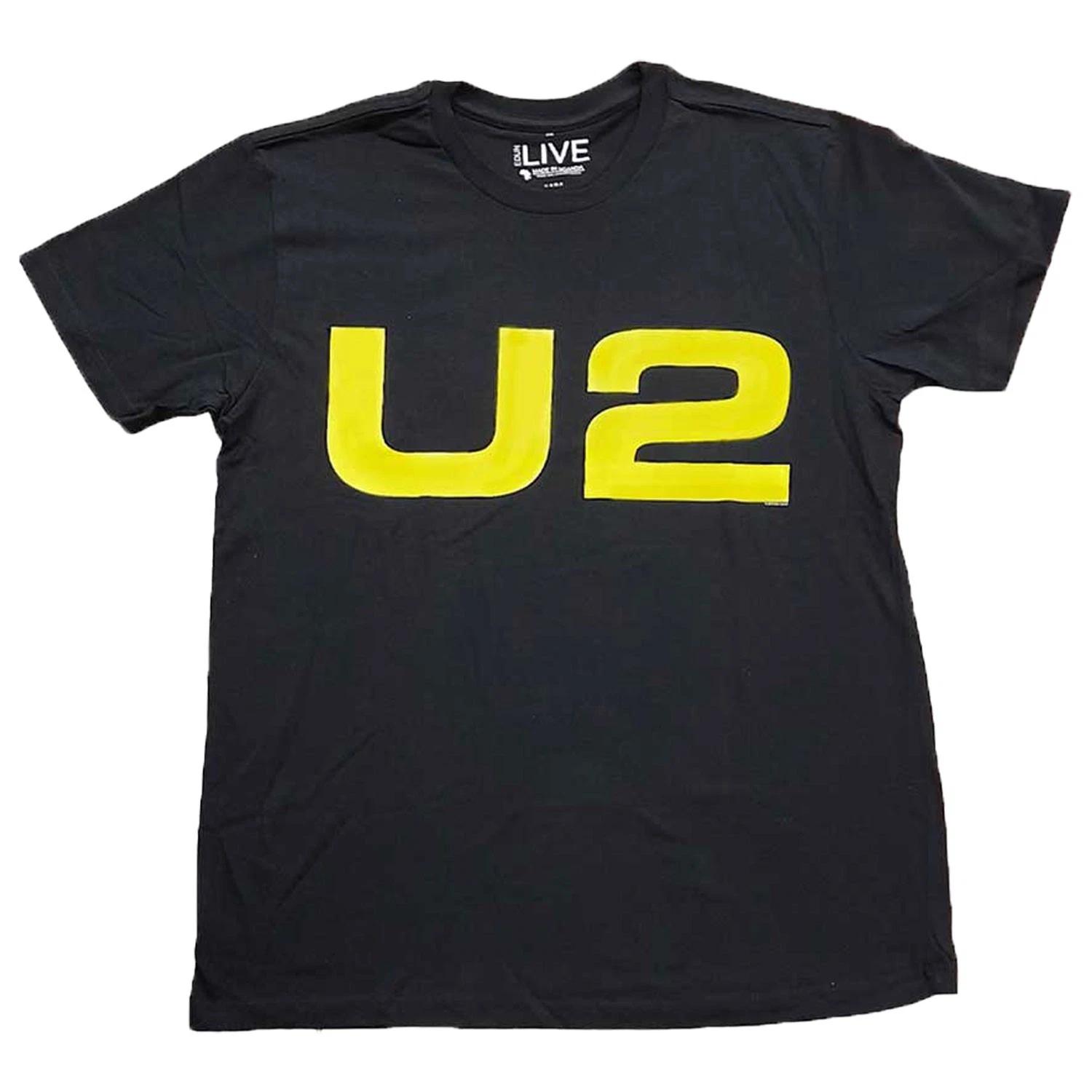Men s U2 Logo 2018 T-shirt Large Black M