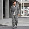 Men's Sun Hoodie Jacket and Pants Set Quick Dry Lightweight for Outdoor Sports